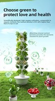 Tour hydroponique verticale multicouche Space Tree, système de culture de légumes intelligent pour l'intérieur, culture sans sol à domicile