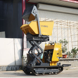 फ्री डिलीवरी गार्डन फार्म मिनी लोडर 1 टन छोटे क्रॉलर डम्पर 500 किलोग्राम 1000 किलोग्राम भार उठाने के कार्य ट्रैक मिनी डम्पर - Product Image 2