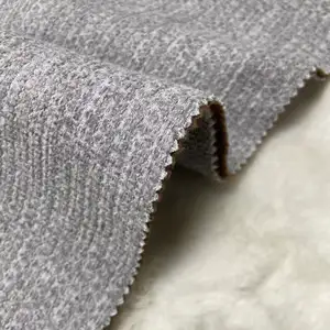 2023新设计粗线雪尼尔100% 聚酯沙发布艺室内装饰彩色布艺沙发编织
