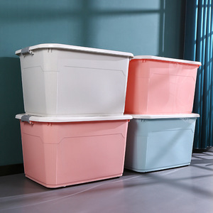 Organizador <span class=keywords><strong>de</strong></span> Ropa <span class=keywords><strong>de</strong></span> Plástico Grueso y Extra Grande, <span class=keywords><strong>Caja</strong></span> <span class=keywords><strong>de</strong></span> Almacenamiento Plegable Multiusos para Ropa y Edredones, a Prueba <span class=keywords><strong>de</strong></span> Polvo y Humedad - Product Image 4