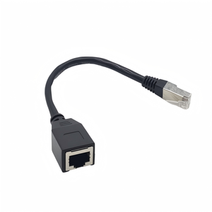 <span class=keywords><strong>Cable</strong></span> <span class=keywords><strong>de</strong></span> Extensión Ethernet Metabee Cat5e RJ45 <span class=keywords><strong>de</strong></span> Cobre Sólido Blindado, Acoplador <span class=keywords><strong>de</strong></span> Conector <span class=keywords><strong>de</strong></span> Red 8P8C para Montaje en Panel con Alivio <span class=keywords><strong>de</strong></span> Tensión, Negro - Product Image 1