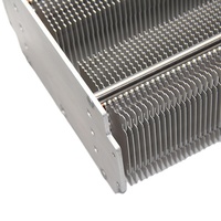 Plaque de refroidissement à eau en aluminium 40x40 cpu, radiateur extrudé personnalisé, bloc de refroidissement liquide bleu, dissipateur thermique