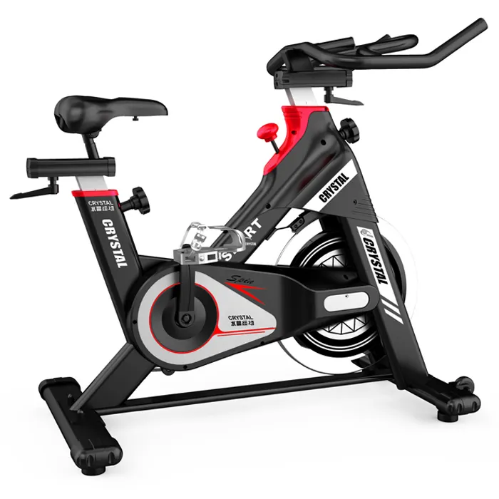 Crystal OEM/ODM Fitness Sports Body Building Indoor magnetic spin bike gym exercise Commercial spinning bikes in vendita