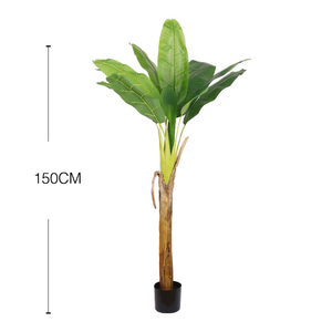 Prodotti Bonsai all'ingrosso grandi banane in vetroresina artificiali palme per interni verdi compleanni pasqua - Product Image 4