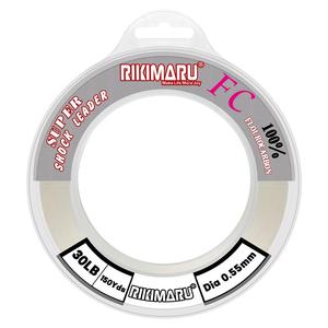 Rikimaru 100% fluorocarbone 50m et 100m ligne de pêche japonaise claire <span class=keywords><strong>fluocarbone</strong></span> 10LB à 150LB chef de choc de pêche pour bar de mer - Product Image 4