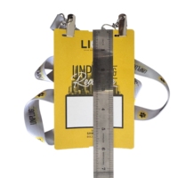 Recycelbare Poly-Tags, Langlebige Gestanzte Inkjet-Faltkarten für Messen, Reißfeste Ausweise, Kompatibel mit Slate-Event-Badges