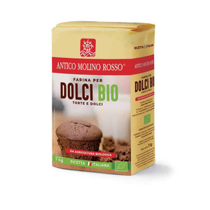 Harina de Trigo Tenero Orgánica Tipo 0 Antico Molino Rosso para Pasteles y Dulces, 1 Kg, Receta Italiana, Sin Aditivos - Product Image 1