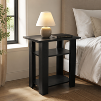 Table basse en bois durable de style européen moderne pour salon, taille et couleur personnalisables, meubles pour la maison
