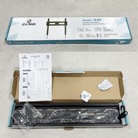 Braket TV Zeno Adjustable Tilt 26-60 Inch dengan Tali Tarik VESA 100x100-400x400mm Kapasitas Beban 50kg Baja Cold Rolled untuk Pemasangan TV di Dinding