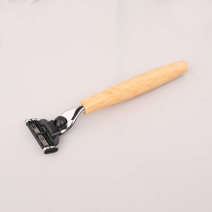 Custom Logo Accept 3 <strong>German</strong> Imported Blade Feature <strong>Razor</strong> Biodegradable Wood <strong>Razor</strong> Bamboo Wood <strong>Razor</strong> Shaving - Product Image 5