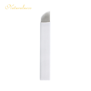 Natureess 7S 21U 0.2mm Offre Spéciale aiguille de Microblading garantie de haute qualité lame de tatouage pour sourcils aiguille de broderie jetable - Product Image 1