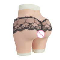 Damen Silikon-Hose Gepolsterte Shorts Po-Former Transgender-Kostüm Künstliche Hüften Vagina Nalgas De Silicona Para Travesti