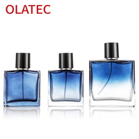 Juego de Botellas de Perfume de Vidrio OLATEC de 30, 50 y 100 ml con Cuello de Rosca, Varios Estilos de Tapas, Opción de Logotipo Personalizado, en Stock