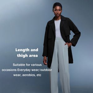 XW-D25127 Veste unisexe à poche extérieure tendance, style streetwear, fermeture éclair, confortable, <span class=keywords><strong>trench</strong></span>-coat pour femmes - Product Image 4