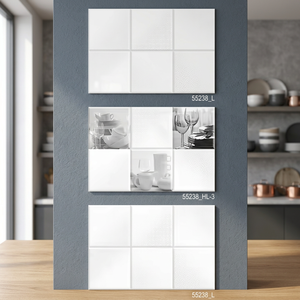 Carreaux muraux en céramique 3D effet brique espagnole, jet d'encre, étanches, 12x18 pouces, finition mate/brillante, pour cuisine, salle de bain, couloir, 300x450mm, 30x45cm - Product Image 3