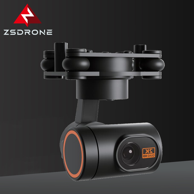 ZSDRONE C10 2K Gimbal Camera Drone 30x Optical Zoom 360 Roll Metal Body Wireless Remote Face Tracking Aerial Video