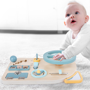 Gioco Educativo <span class=keywords><strong>per</strong></span> <span class=keywords><strong>Bambini</strong></span> con Volante in Legno Colorato e Joystick, Gioco Cognitivo con Veicoli <span class=keywords><strong>per</strong></span> <span class=keywords><strong>Bambini</strong></span> dai <span class=keywords><strong>3</strong></span> <span class=keywords><strong>Anni</strong></span> in Su, Certificato CE/CPC - Product Image 3