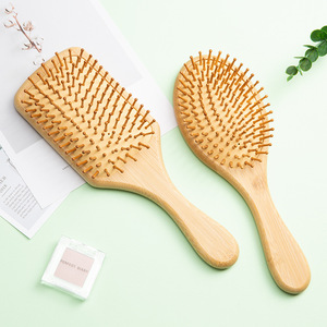 Peigne à cheveux en bambou, grand peigne de massage pour la tête, peigne en bois léger pour usage domestique - Product Image 3
