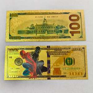 Billete de lámina de oro de películas de Marvel de superhéroes para colectivo conmemorativo - Product Image 2