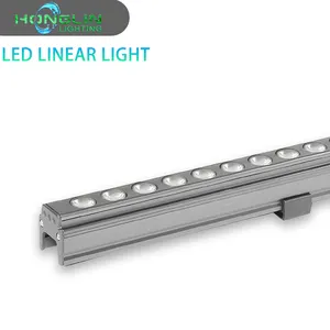 10W 12W IP65 Dekorasi Bangunan Luar Ruangan Tahan Air RGB RGBW DMX512 Lampu LED Linear