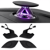 Lumière ambiante intérieure de voiture à commande par application, haut-parleur tweeter décoratif pour Audi A4 A5 A6L A7 Q5 Q7 Q8 C7 C8 Accessoires