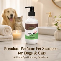 Shampooing Naturel de Luxe Écologique pour Animaux de Compagnie – Nettoyant Hydratant Bio pour Chiens et Chats – Parfum Longue Durée pour la Salle de Bain