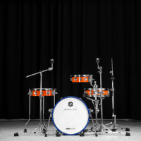 Ensemble de batterie portable en érable laqué piano de haute qualité, vente directe d'usine
