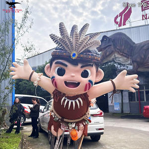 Kabile Tarzı Simüle Edilmiş Figür Animatronik Çizgi Film Karakterleri Modeli Resimle Özelleştirilmiş - Product Image 2