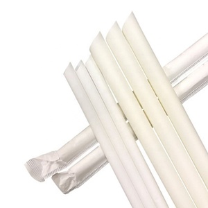 China Bubble Tea Smoothie Milkshake Plastic Straws Disposable Drinking For Sale for Wedding Birthday Party