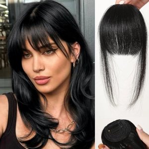 1 Clip de <span class=keywords><strong>Flequillo</strong></span> de Cabello Natural de 8g, <span class=keywords><strong>Flequillo</strong></span> Invisible de Cabello Humano, <span class=keywords><strong>Flequillo</strong></span> <span class=keywords><strong>Postizo</strong></span> con Clip, <span class=keywords><strong>Flequillo</strong></span> Irregular para Mujer - Product Image 4
