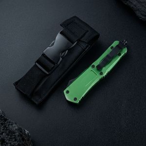มีดพกพาคุณภาพสูง Micro Tech Dragon III รุ่นอะลูมิเนียม สำหรับตั้งแคมป์ อุปกรณ์ EDC ทำจากเหล็กกล้าไร้สนิม ด้ามอะลูมิเนียม OEM - Product Image 5