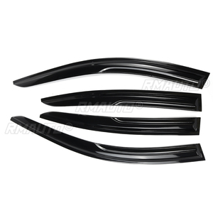 Nouvelles visières de fenêtre de voiture noires teintées pour Acura TL 2009-2014, pare-soleil et déflecteurs de vent et de pluie - Product Image 2