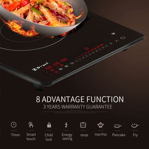 Wholesale Table Top Single Induction Cooker 220-240V Sensor Touch Smart Tuya WIFI APP Control Household Electric Induction <b>Stove</b> - Product Image 4