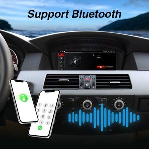 Qualcomm 6125 8,8 "Android 13 Radio de coche para 5 Series E60 CCC System 2003-2010 CarPlay inalámbrico Android Auto unidad principal pantalla - Product Image 4