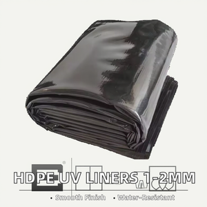 Géomembrane HDPE de 1 mm 2 mm pour bassin, barrage, biodigesteur, décharge, à <span class=keywords><strong>vendre</strong></span> au prix d'usine ASTM GM13 - Product Image 4