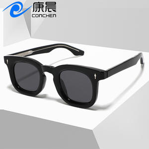 Lunettes de soleil ovales unisexes TR, monture noire, verres polarisés TAC, protection UV400, branches en acétate, protection solaire, mode, voyage - Product Image 4