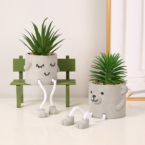 Bonito modelo de emoticono, bonsái Artificial moderno, flor de mesa para balcón interior para cuidado Personal y decoración de belleza - Product Image 4