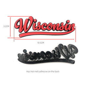 Tùy chỉnh bất kỳ màu sắc 3D truyền nhiệt Silicone nhãn thực hiện tùy chỉnh Dập nổi 3D mềm may rubberlabelpatch cho quần áo/túi - Product Image 6