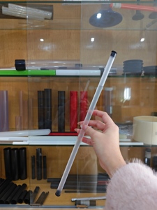 Embalagem de Tubo Plástico para Proteger Tubos PVC PC Transparentes com Tampa - Product Image 5