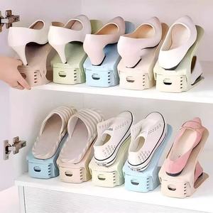 Simple all-in-one tiered adjustable <b>shoe</b> <b>rack</b>, a <b>shoe</b> <b>storage</b> solution for home and dormitory use, a minimalist <b>shoe</b> <b>rack</b>. - Product Image 4