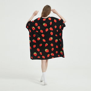 T-shirt oversize de nuit à manches courtes en bambou original Chemises de nuit confortables pour femmes filles Vêtements de nuit grande taille pour femmes - Product Image 6