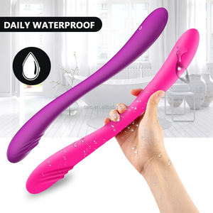 SacKnove Jouet sexuel puissant et étanche à double moteur Vibration Point G <span class=keywords><strong>Gode</strong></span> de pénétration des œufs Vibromasseur à double tête pour lesbiennes - Product Image 2