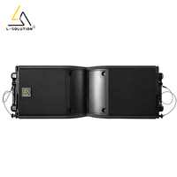 K208-A Dual 8-Inch 2-Way Active Line Array Speaker 500W Sistem Audio Profesional Surround Sound