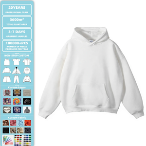 Nuova Felpa Invernale in Cotone e Poliestere con Cappuccio per Uomo, Marca di Moda Americana ODM, Oversize, Casual, Trendy con Tasche e Motivo a Cuore - Product Image 1