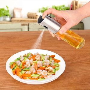 4 Pack <b>Oil</b> <b>Sprayer</b> Dispenser Set <b>Oil</b> Spray Bottle <b>Oil</b> Dispenser and Cleaning Brush for BBQ Salad Baking and Kitchen Cooking - Product Image 3