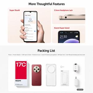 Versión China Xiaomi <span class=keywords><strong>Redmi</strong></span> 17C 4GB 128GB Smartphone 6.88 Pulgadas HyperOS 3 MediaTek Helio G81-Ultra Teléfono Móvil 4G - Product Image 6