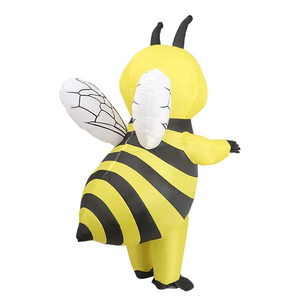 Costume d'abeille gonflable coloré et amusant pour enfants, accessoires d'animaux licorne pour fête créative d'Halloween - Product Image 4