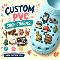 Breloques de chaussures 2D en PVC personnalisées, directement de l'usine, conception OEM/ODM, épingles souples en caoutchouc pour enfants et adultes, prix de gros