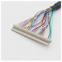 Konektor FI1.0 Pitch LVDS layar LCD koneksi Harness papan Drive tampilan layar EDP garis koneksi mendukung Custom