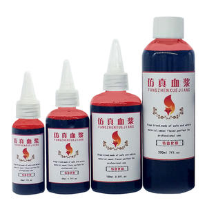 Etiqueta privada maquillaje arte película líquido falso spray de sangre falsa sangre coagulada piel cera paleta para Cosplay - Product Image 2